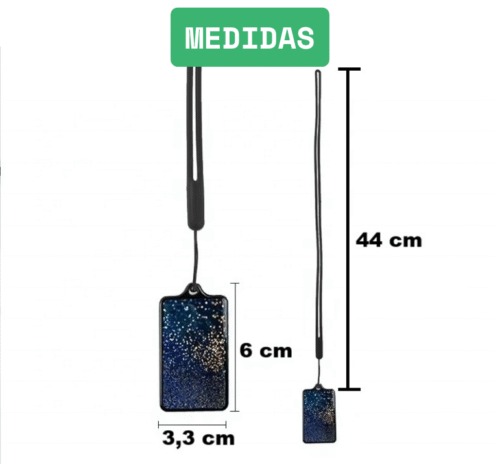 0002 Colgante Collar Tarjeta Cuántica 10.0