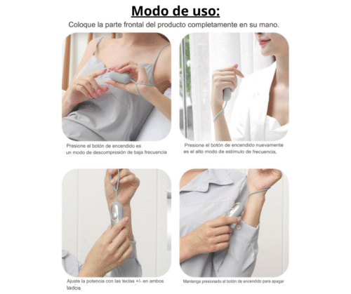 02 Dispositivo para Dormir con Microcorriente | Alivia Estrés, Ansiedad e Insomnio – Portátil y Recargable