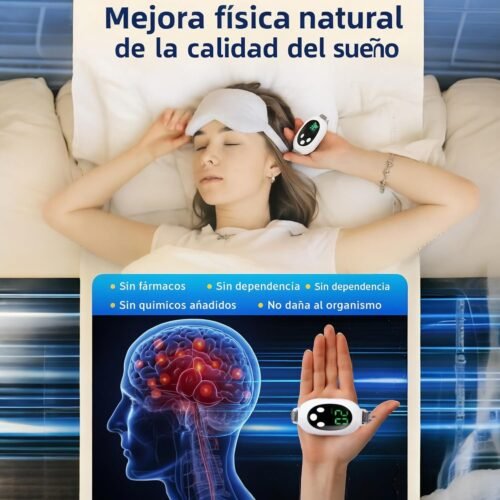 07Ayuda para Dormir Ayuda para Dormir con Microcorriente, alivia ansiedad, estrés e insomnio – Portátil y Recargable